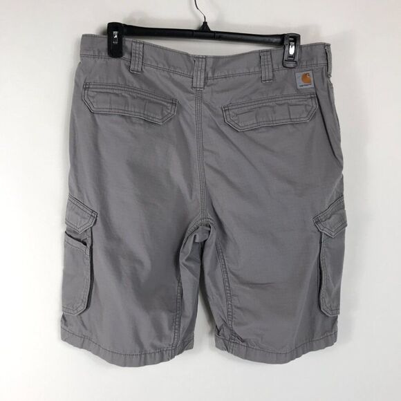 Carhartt Force Tappen Cargo Short Men's Size 38x11 Gray Relaxed Fit Workwear - Picture 5 of 13